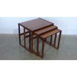 A G plan 60s/70s teak nest of tables