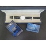 A Gentleman's Longines stainless steel quartz wristwatch - Width 38mm - with box and Guarantee card