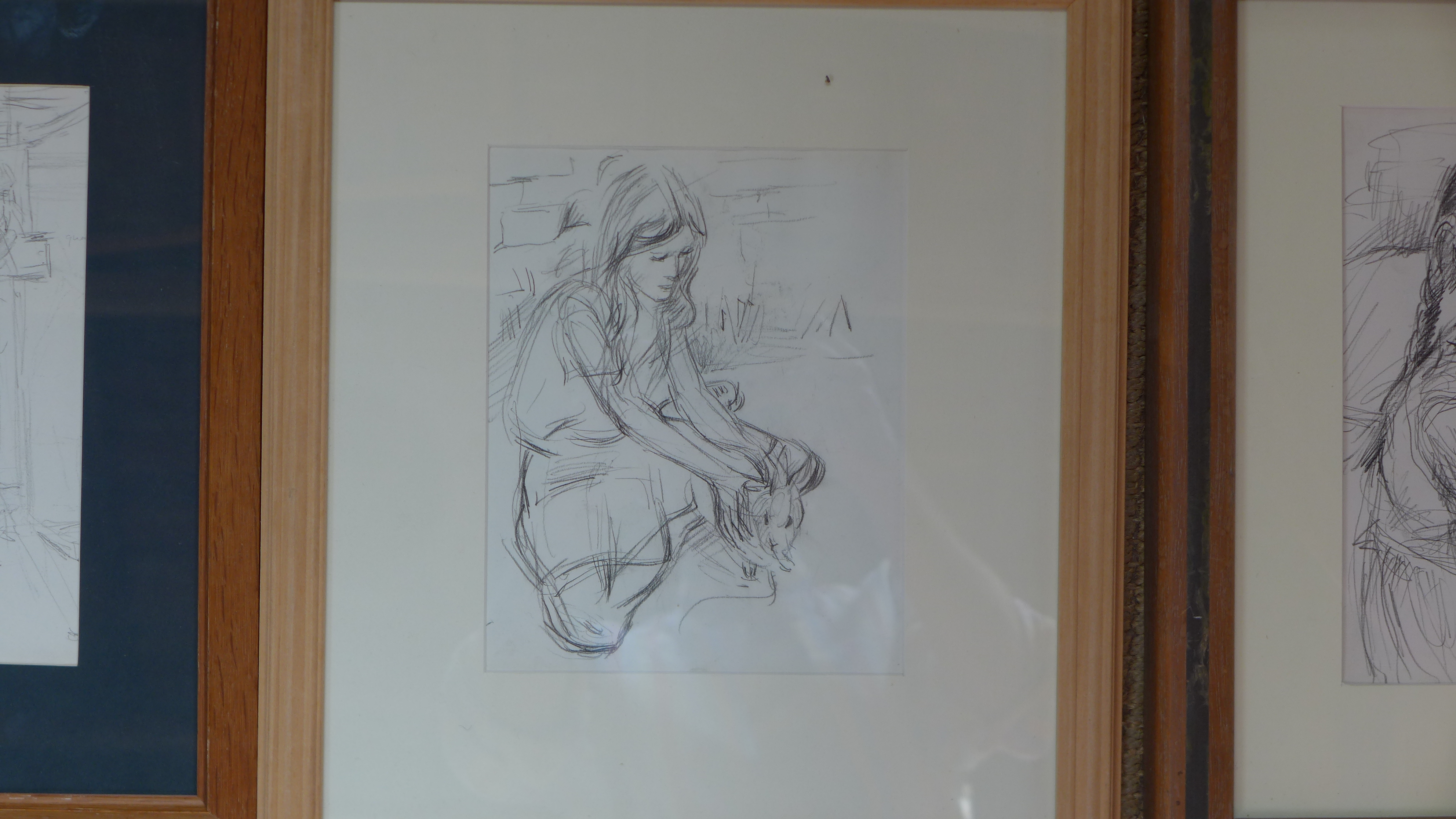 Maurice Feild (1905-1988) Euston Road School - four pencil drawings of figure studies - Image 3 of 5
