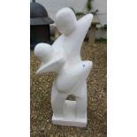 A new marble effect garden statue - Height 1m
