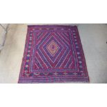 A Tribal Gazak rug - 114cm x 125cm