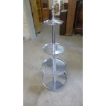 A very large four tier cake stand