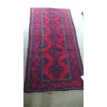 A Baluchi rug - 1.87m x 0.