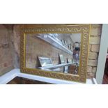 A modern gilt framed mirror - 50cm x 80cm
