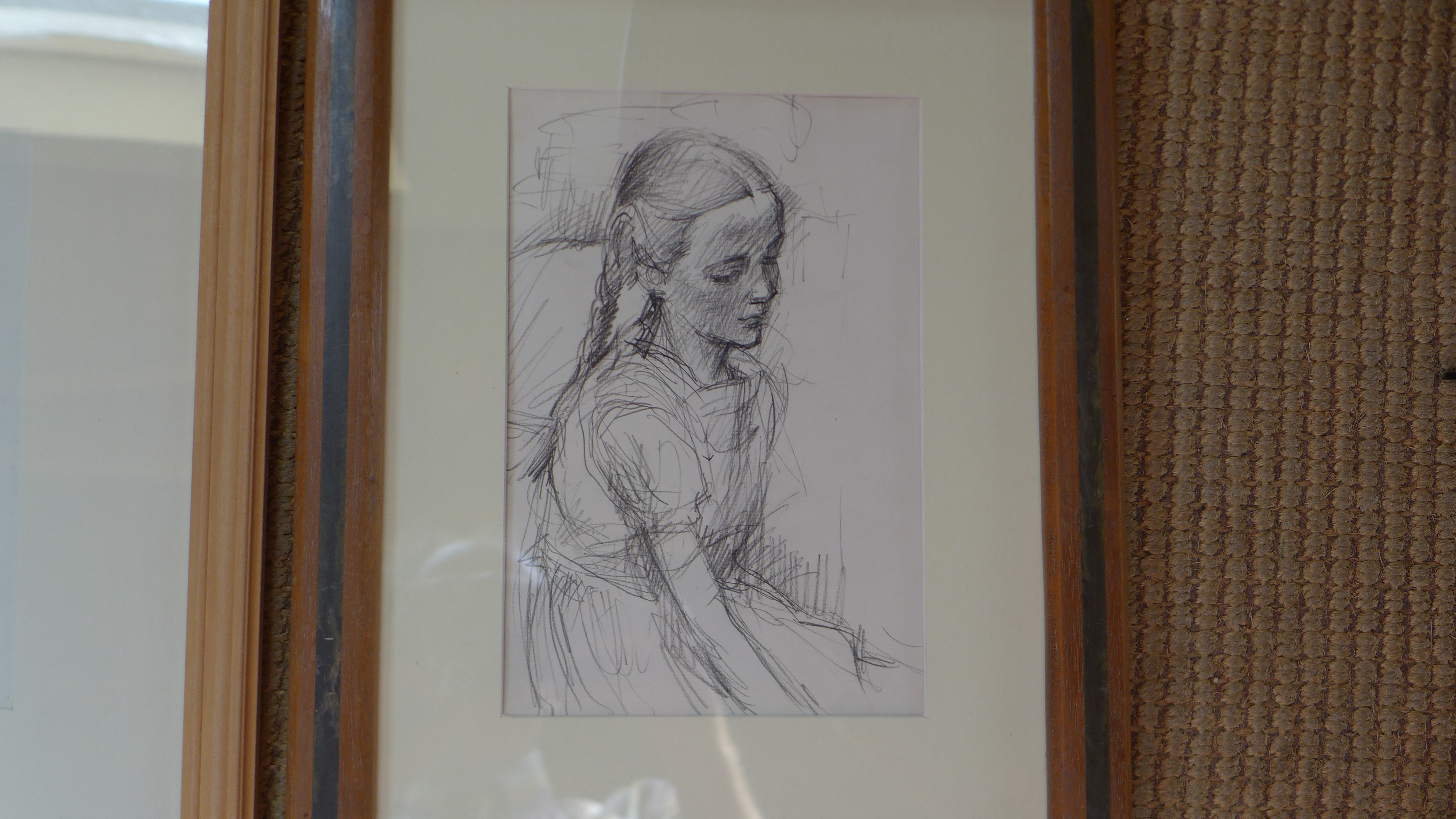 Maurice Feild (1905-1988) Euston Road School - four pencil drawings of figure studies - Image 2 of 5