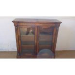 A good 19th century burr walnut bookcase with ormolu mounts,