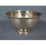 A silver rose bowl London 1921/22 Goldsmiths Silver Smith Co - 16cm diameter x 10cm high - approx