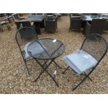 A Bramblecrest mesh bistro set