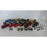 Twenty three model vehicles mostly Dinky Condition report: All in playworn condition