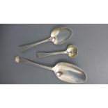 Three silver spoons approx weight 3.