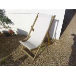 A Southsea teak deckchair