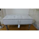 A good quality new upholstered ottoman/stool