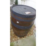 An aged Whisky barrel - Height 88cm