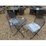 A Bramblecrest mesh bistro set