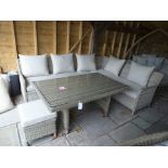 A Bramblecrest Patagonia casual dining set- cushion colours do not match and one back cushion