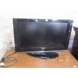 A Samsung flatscreen TV model LE32586BD