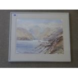 Derek Dalton watercolour entitled Glencoyne Diagonals - 29cm x 38cm - good condition