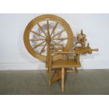 A modern spinning wheel