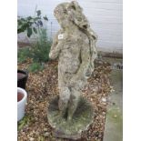 A stone effect garden statue of Venus - Height 87cm