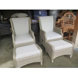 Two Bramblecrest Oakridge recliners with cushions,