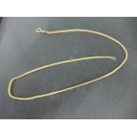 An 18ct yellow gold necklace - approx 50cm long - approx weight 7.