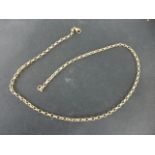 A 9ct yellow gold necklace - Length 46cm - approx weight 8.