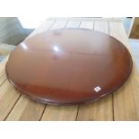 A large mahogany lazy susan - Diameter 90cm