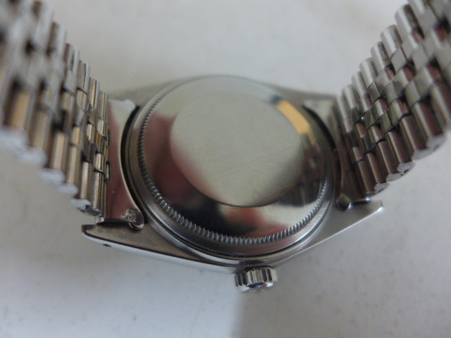 Gents Steel Rolex Oyster Perpetual Chronometer model 1603, the 3, 7XX, - Image 3 of 4