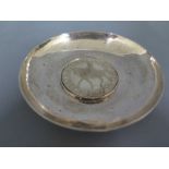 Guild of Handicrafts Silver Jubilee coin dish - London 1970/71 - Diameter 9cm - Weight approx.