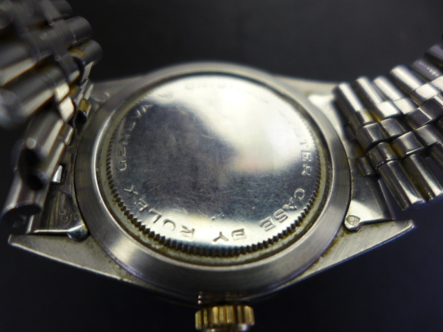 A Rolex Tudor Oyster Prince day/date wristwatch with gold Bezel and Crown, - Image 4 of 7
