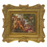 λ After Luca Giordano Hercules and Omphale In a gilt metal frame 75 x 93mm