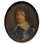 George Perfect Harding (1779-1843) Portrait miniature of James Duke of Hamilton; Oliver Cromwell