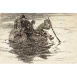 ‡ Eileen Alice Soper R.M.S. (1905-1990) A voyage of discovery Signed Etching, mounted unframed 12.