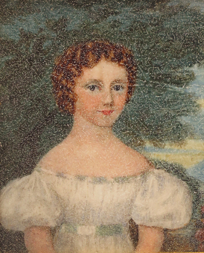 λ Maggie Scott (c. 1829) Portrait miniature of Mary Margaret Hamilton later Mrs George Middleton