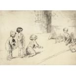 ‡ Eileen Alice Soper R.M.S. (1905-1990) Marbles, 1923 Signed Etching, edition 380, mounted, unframed