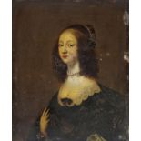 English School 17th Century Portrait of Countess of Derby, probably Charlotte Stanley (1599-1664)