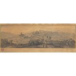 Samuel and Nathaniel Buck (17/18th Century) The East Prospect of the City of Winchester Engraving,