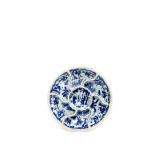 A CHINESE BLUE AND WHITE SWEETMEAT DISH, SIX CHARACTER WANLI MARK AND OF THE PERIOD 1573-1620