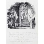 ‡ Edward Ardizzone C.B.E., R.A. (1900-1979) Go little book ... after the poem Envoy by Robert Louis