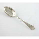 A Queen Anne provincial silver tablespoon, by Richard Richardson, Chester 1710, the oval bowl with a