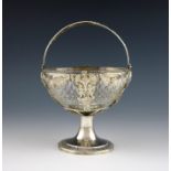 An early-19th century German silver swing-handled basket, by Johaan Georg Friderich Welle, Arolsen