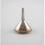 An Edwardian silver funnel, by T. Woolley, Birmingham 1902, tapering conical form, height 5.3cm,