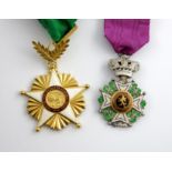 Belgium, Order of Leopold, Badge, 4th class, better than fine; Senegal, Order of Merit of Senegal,