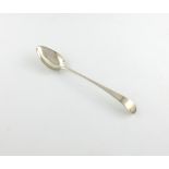 A George III silver Old English pattern basting spoon, by Hester Bateman, London 1788, plain