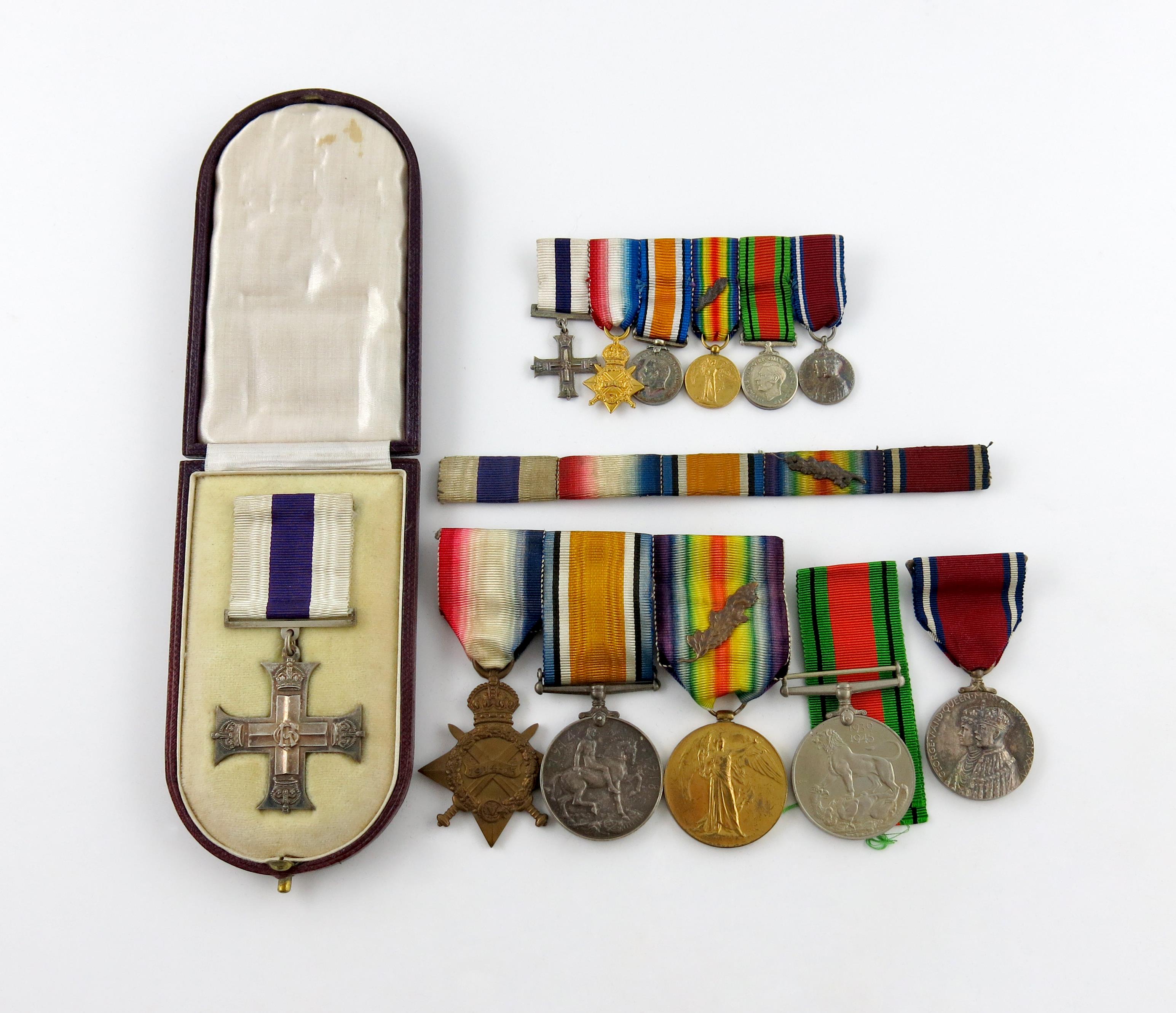 A Great War Military Cross group of six to Captain Alan Charles Cameron (1893-1952), Devon Regiment,