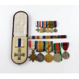 A Great War Military Cross group of six to Captain Alan Charles Cameron (1893-1952), Devon Regiment,