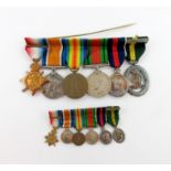 An extended Great War group of medals awarded to Major Antony Hubert Gibbs, comprising; 1914 Star,