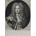 After Sir Godfrey Kneller Portrait of James Butler, second Duke of Ormond Mezzotint by J. R. Smith