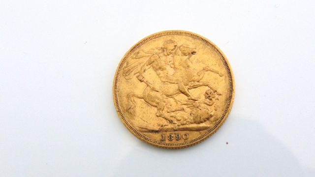 A Victorian full sovereign, 1890 - Image 2 of 2
