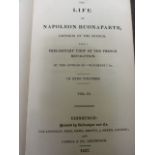 The Life of Napoleon Bonaparte by the author of "Waverley" etc, 9 volumes printed by Balentyne &